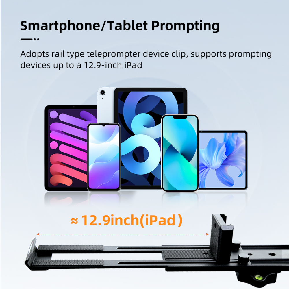 【Desview】T12S Smartphone/tablet Portable Teleprompter