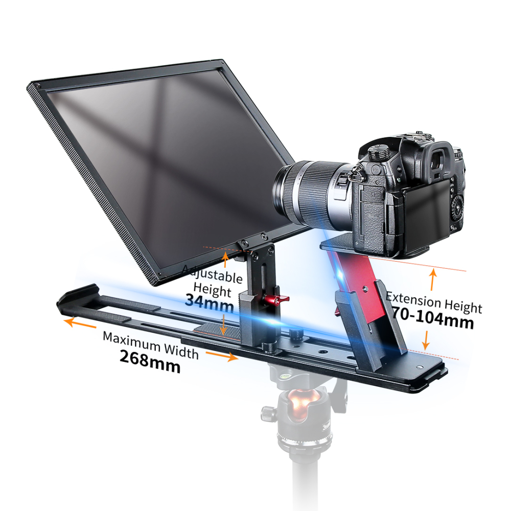 【Desview】T12S Smartphone/tablet Portable Teleprompter
