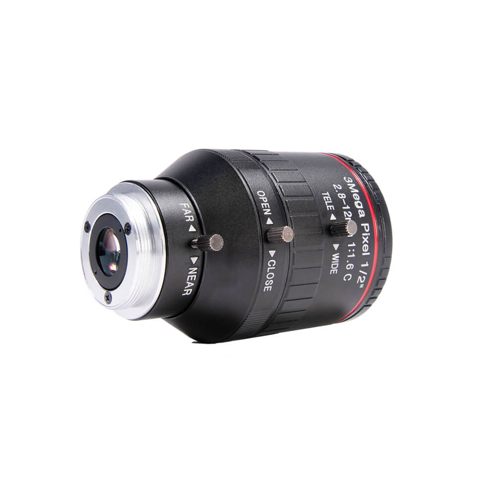 【AIDA Imaging】CS-2812V HD Varifocal 2.8-12mm Manual Iris CS-Mount Lens