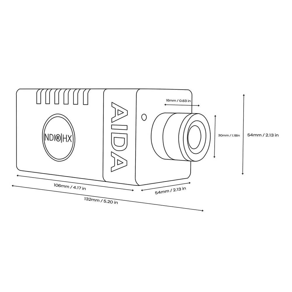 【AIDA Imaging】HD-NDI-200 FHD NDI-HX/HDMI/IP POV Camera