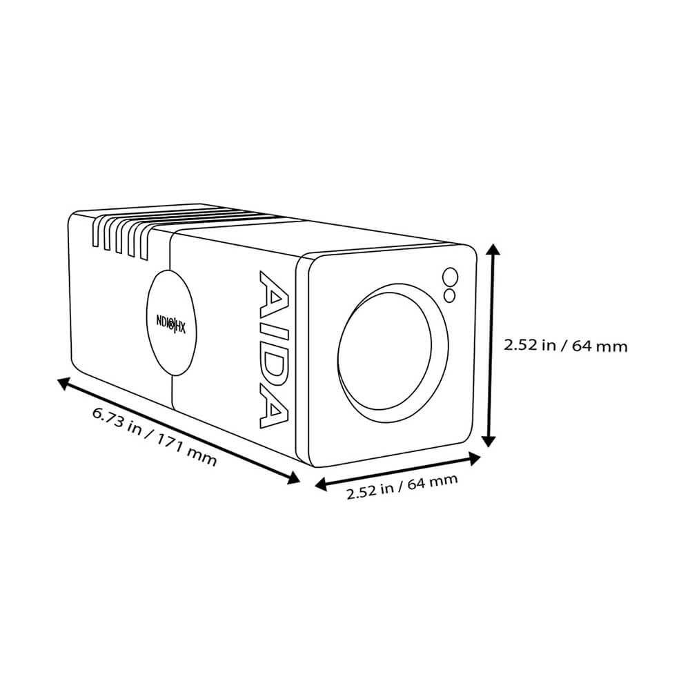【AIDA Imaging】HD-NDI-X20 FHD NDI-HX/IP/SRT/HDMI POV Camera with 20X Zoom