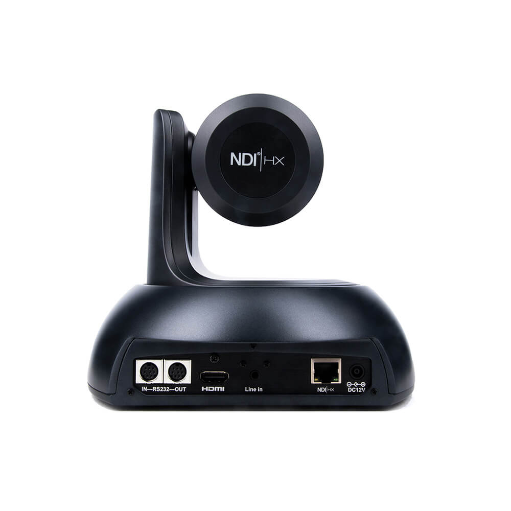 【AIDA Imaging】PTZ-NDI-X18B FHD NDI-HX/IP/HDMI PTZ Camera with 18X Zoom (Black)