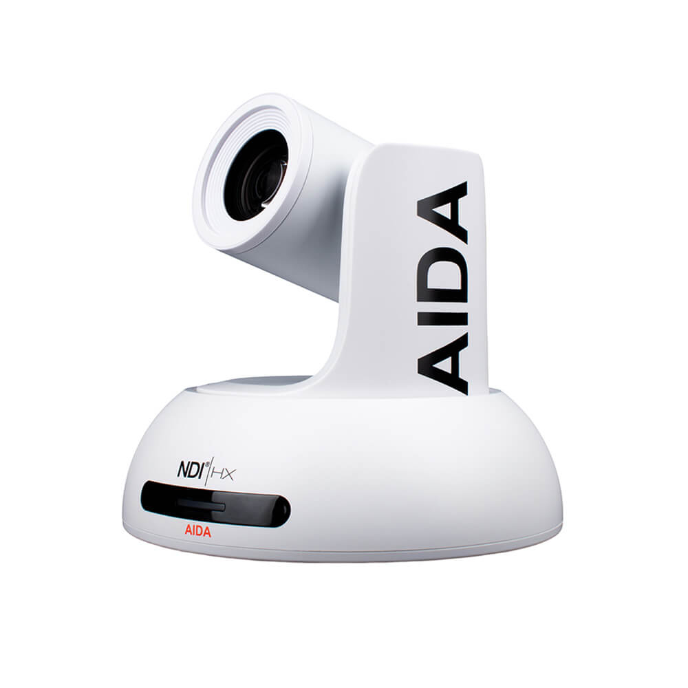 【AIDA Imaging】PTZ-NDI-X18W FHD NDI-HX/IP/HDMI PTZ Camera with 18X Zoom (White)