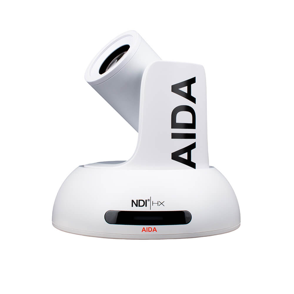 【AIDA Imaging】PTZ-NDI-X18W FHD NDI-HX/IP/HDMI PTZ Camera with 18X Zoom (White)