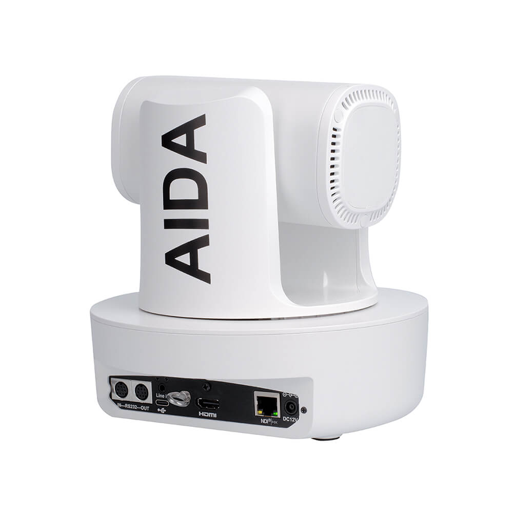 【AIDA Imaging】PTZ4K-NDI-X30W UHD NDI-HX/IP/HDMI PTZ Camera with 30X Zoom (White)