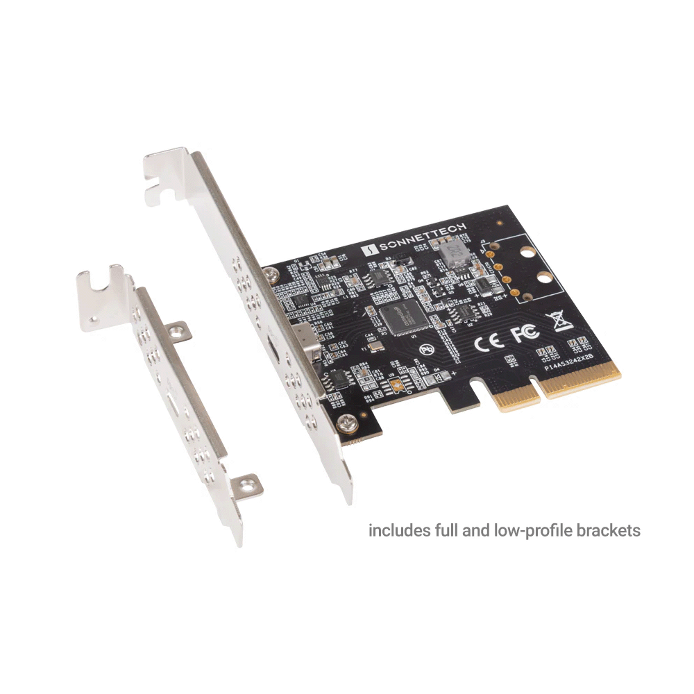 【Sonnet Technologies】Allegro Max USB-C 20Gbps 1-port PCIe Card