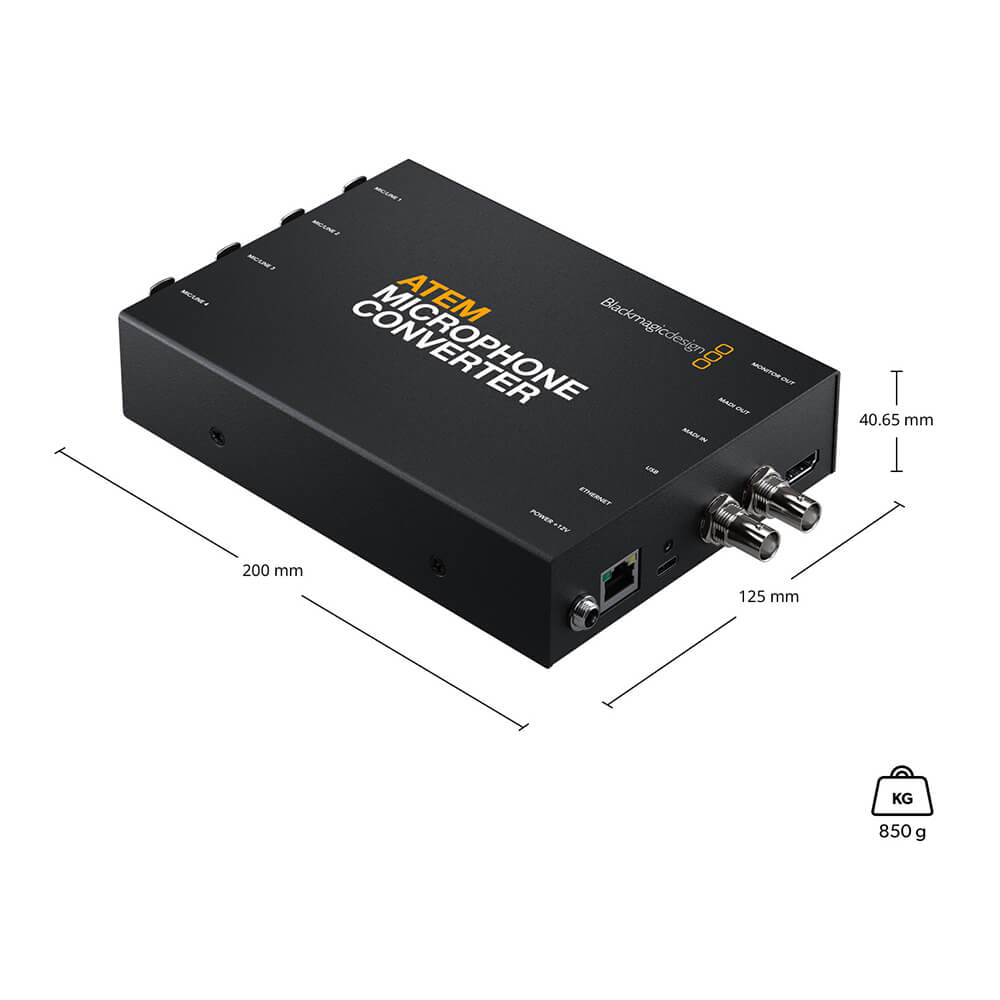 【Blackmagic Design】ATEM Microphone Converter