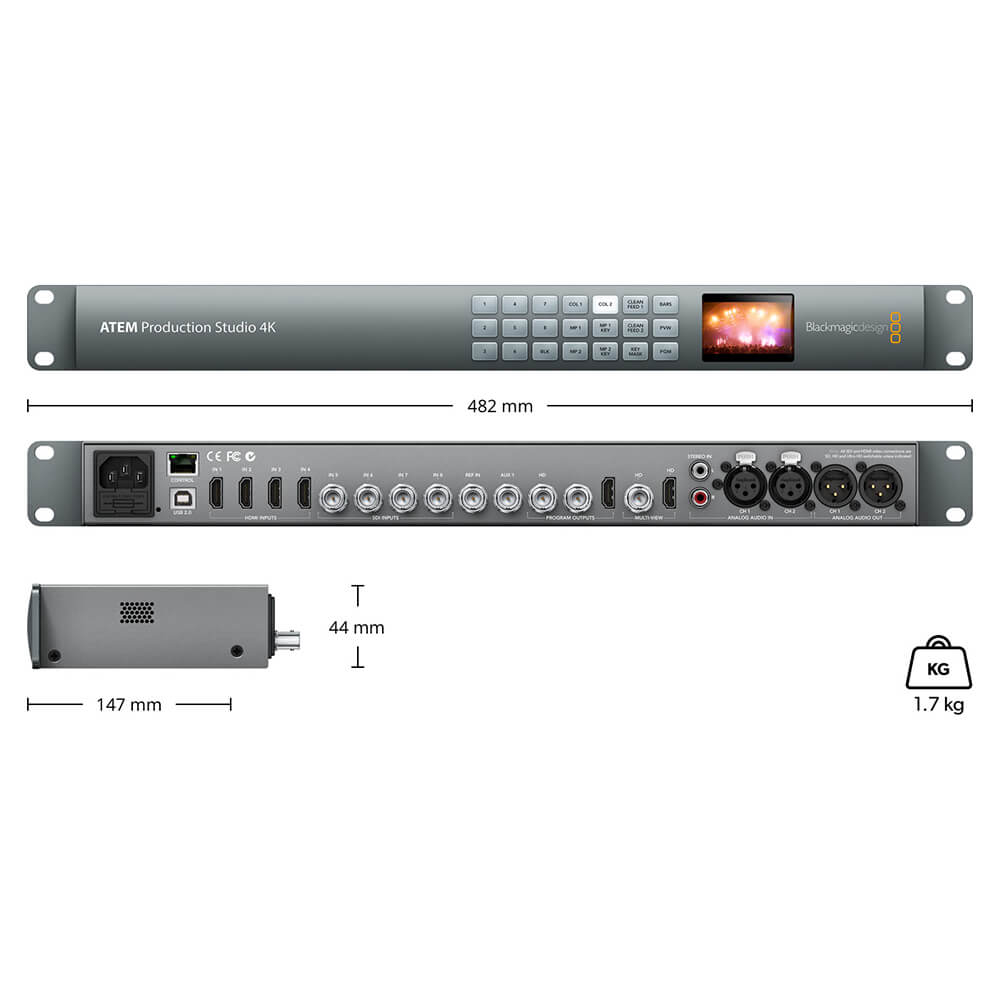 【Blackmagic Design】ATEM Production Studio 4K