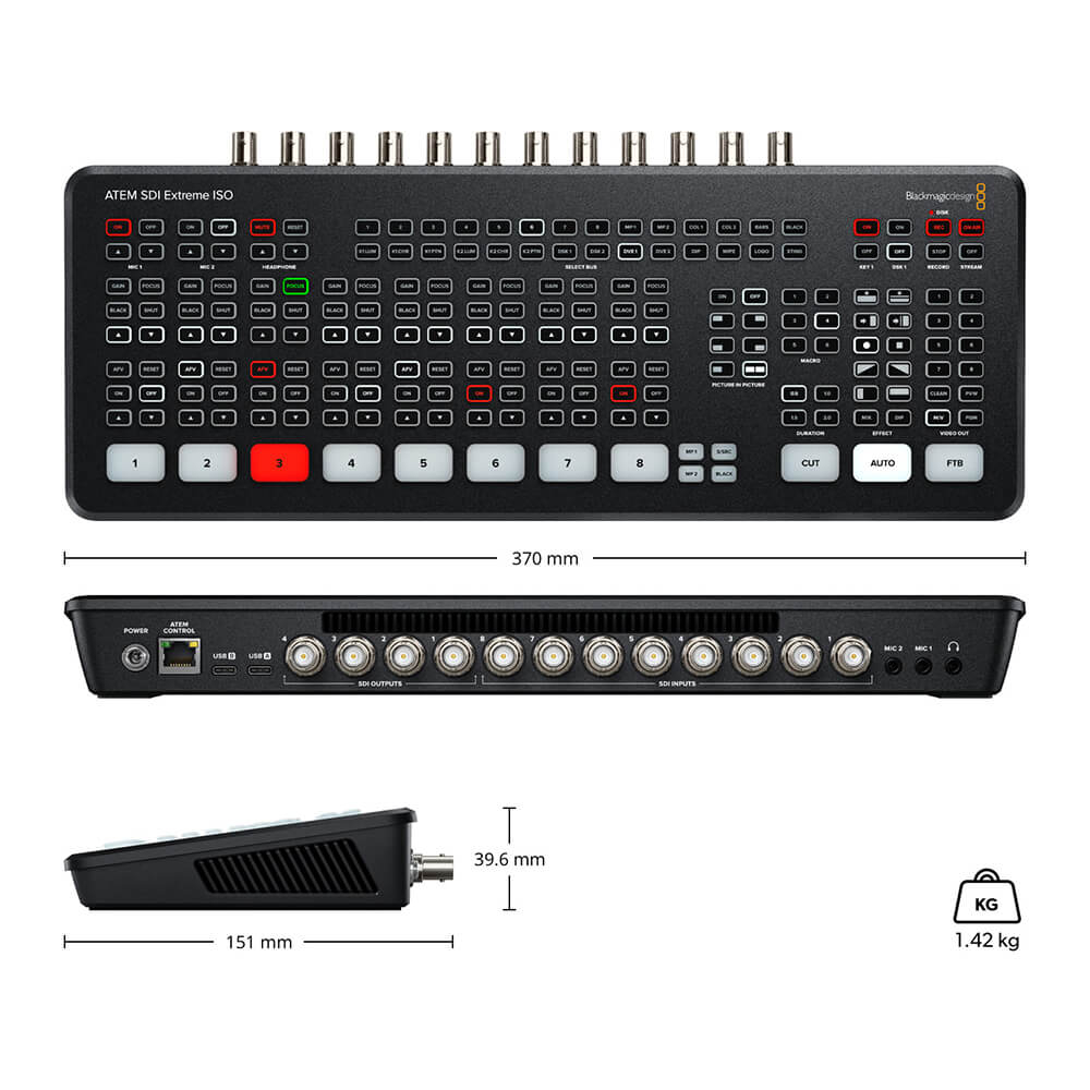【Blackmagic Design】ATEM SDI Extreme ISO