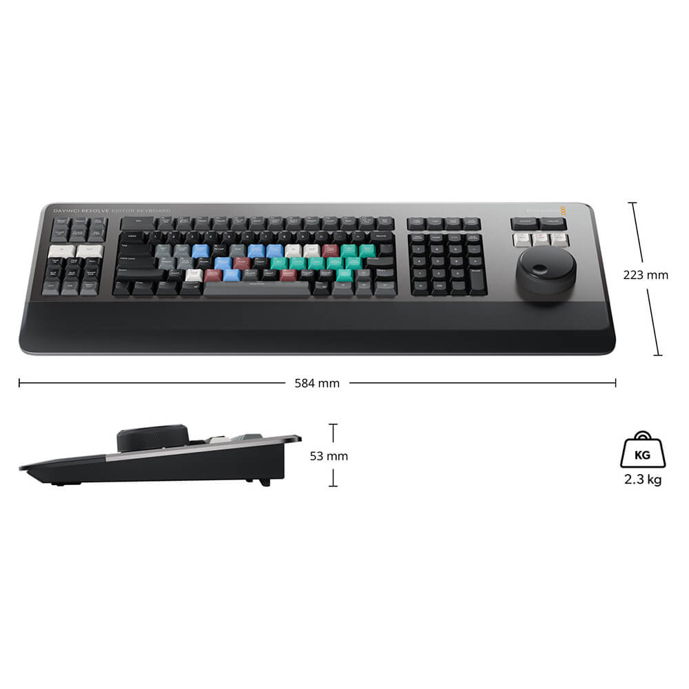 【Blackmagic Design】DaVinci Resolve Editor Keyboard