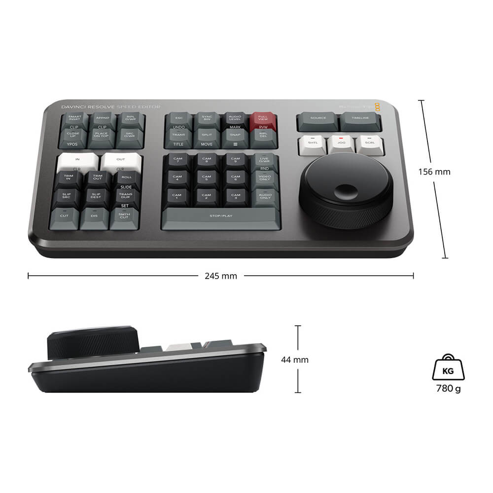 【Blackmagic Design】DaVinci Resolve Speed Editor