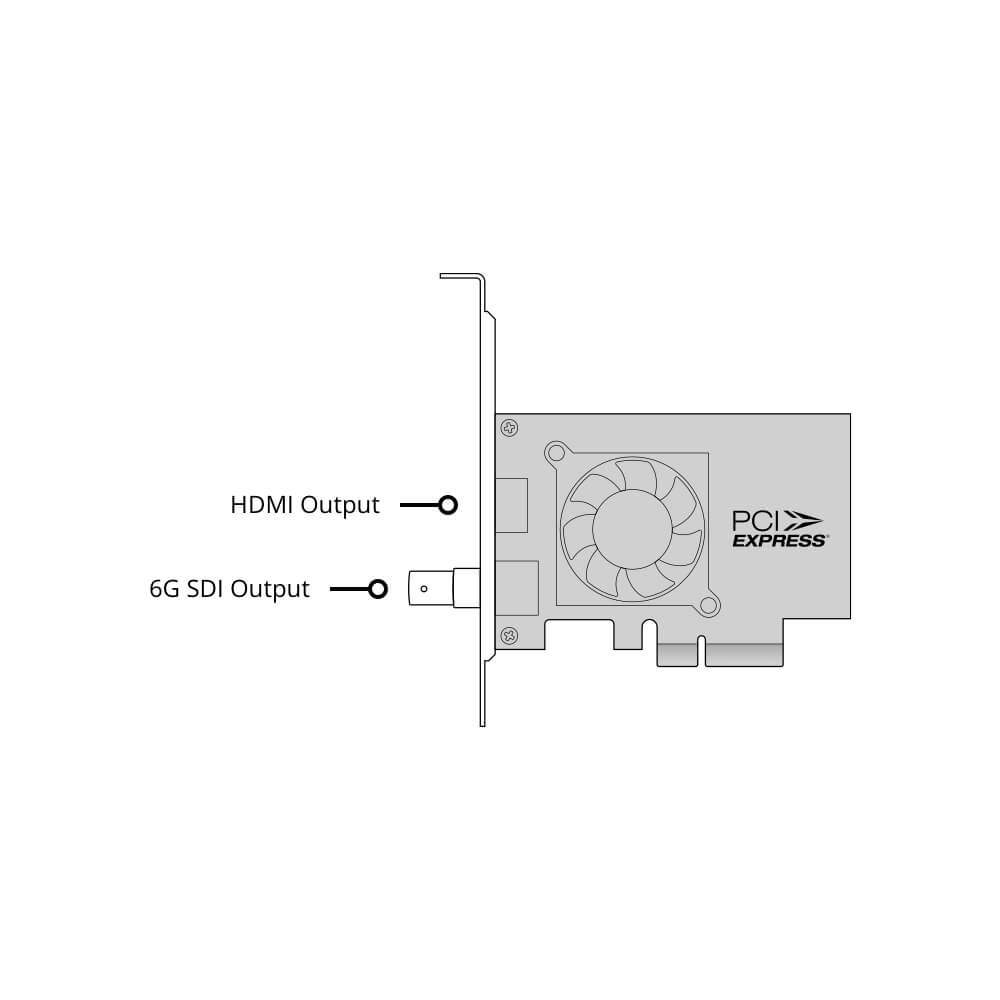 【Blackmagic Design】DeckLink Mini Monitor 4K