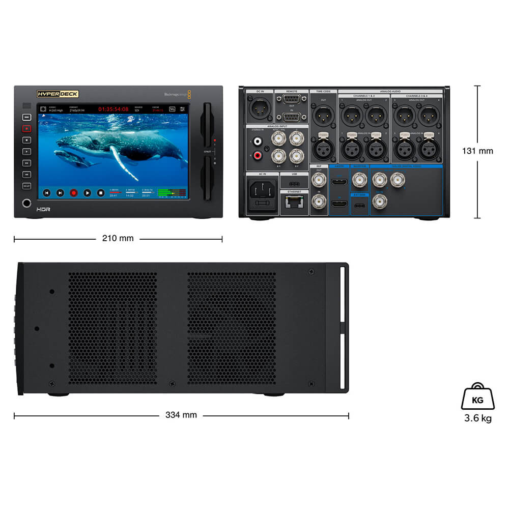 【Blackmagic Design】HyperDeck Extreme 4K HDR