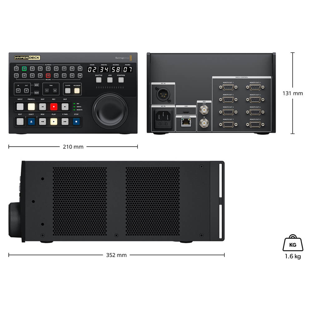【Blackmagic Design】HyperDeck Extreme Control