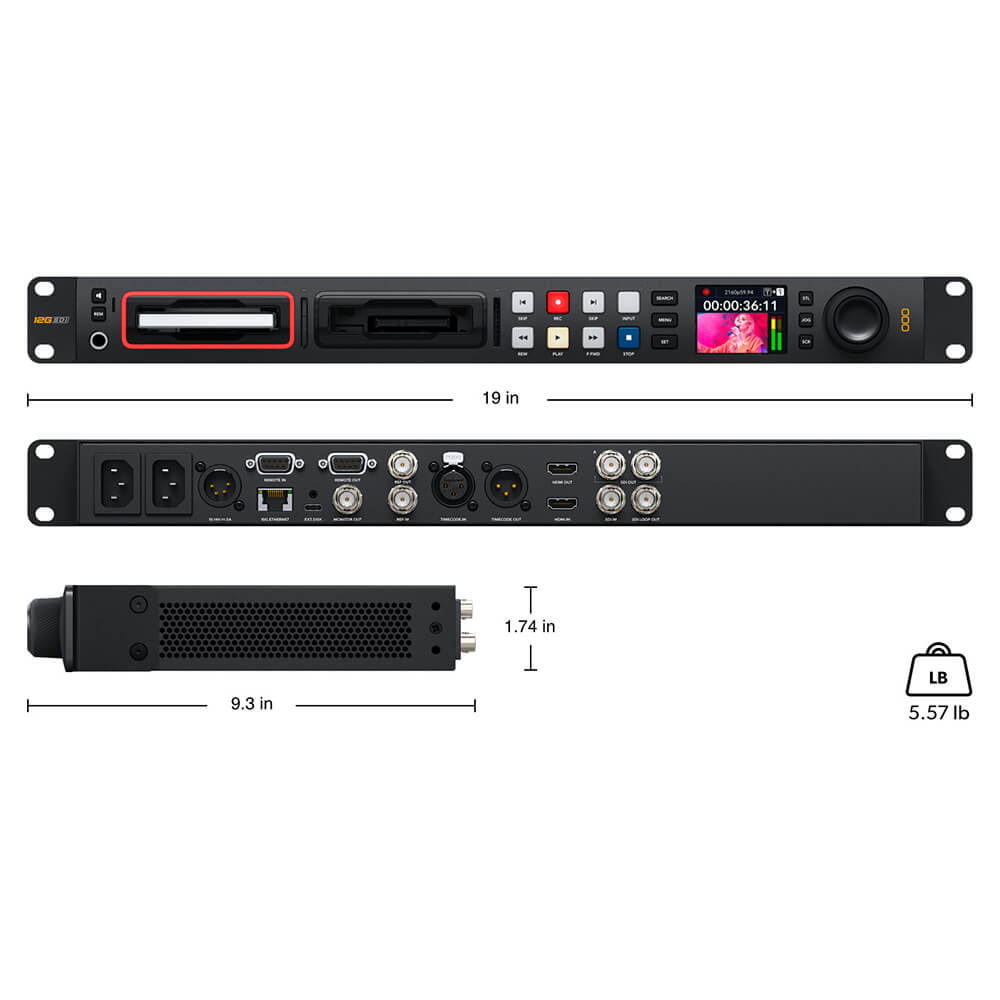 【Blackmagic Design】HyperDeck Studio 4K Pro