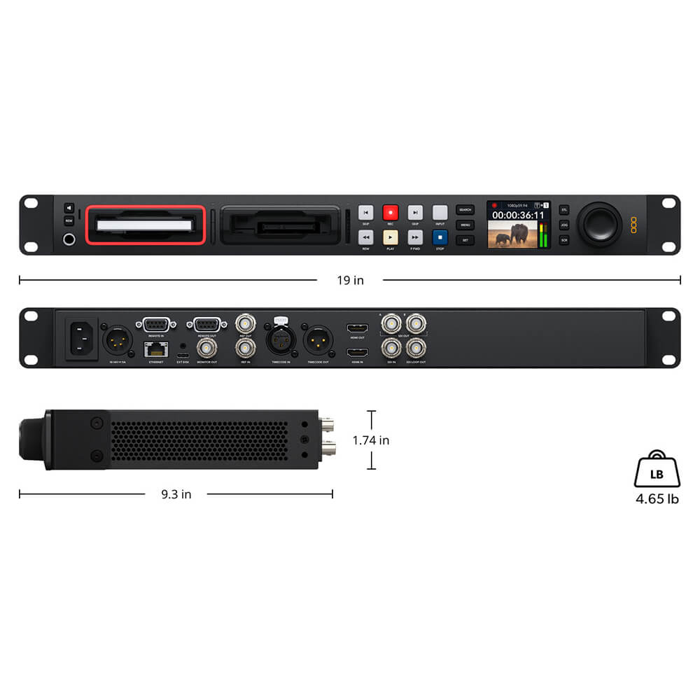 【Blackmagic Design】HyperDeck Studio HD Pro
