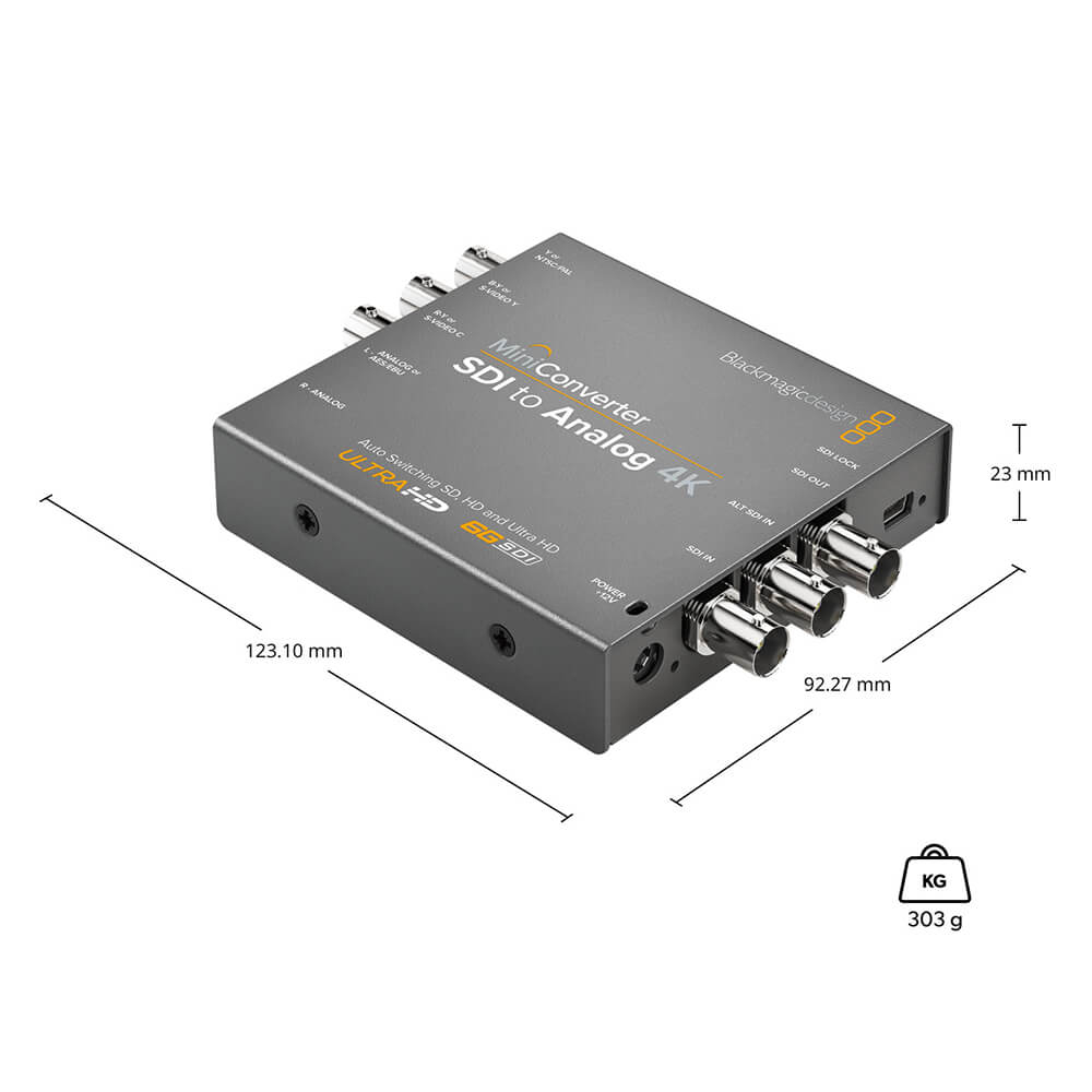 【Blackmagic Design】Mini Converter - SDI to Analog 4K