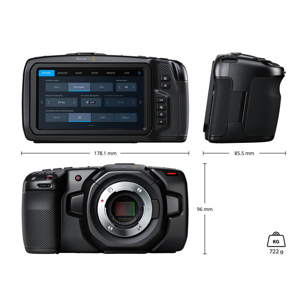 【Blackmagic Design】Pocket Cinema Camera 4K