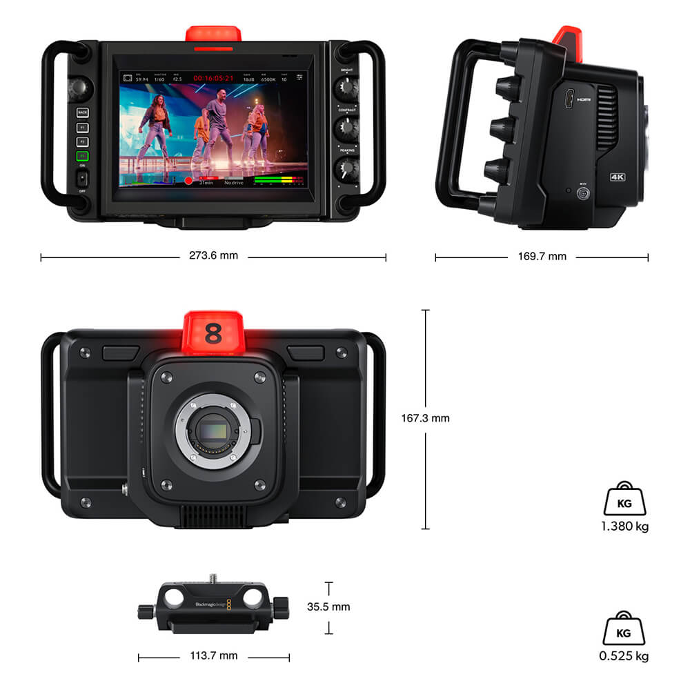 【Blackmagic Design】Studio Camera 4K Plus