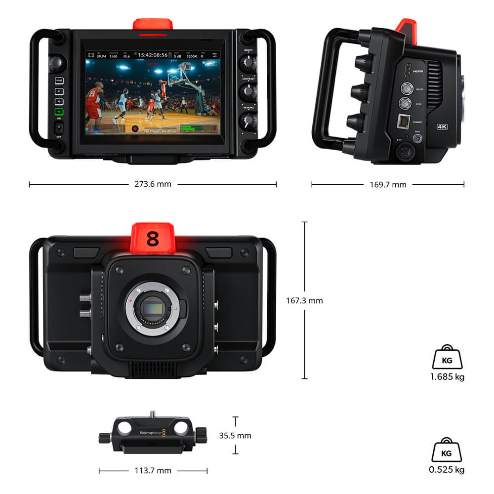 【Blackmagic Design】Studio Camera 4K Pro G2