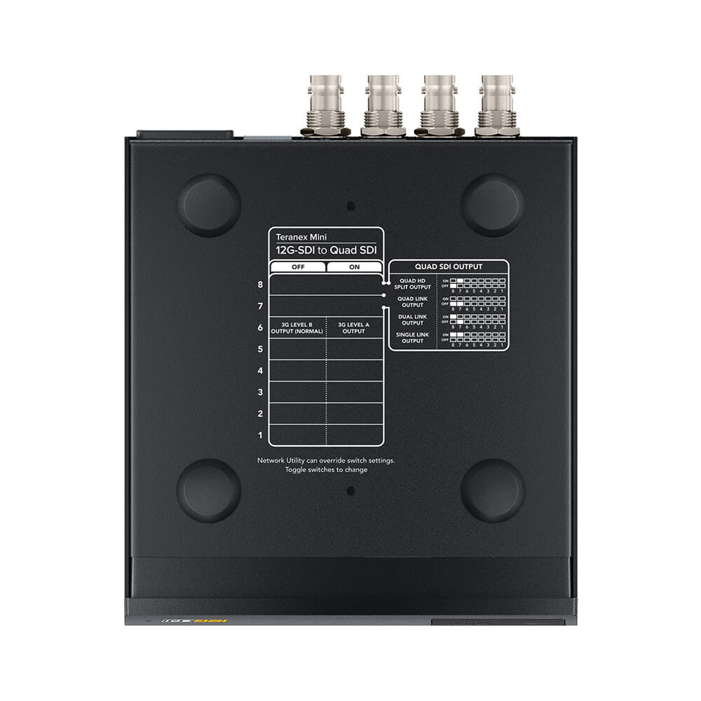【Blackmagic Design】Teranex Mini - 12G-SDI to Quad SDI