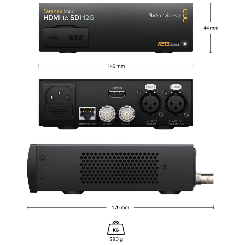 【Blackmagic Design】Teranex Mini - HDMI to SDI 12G