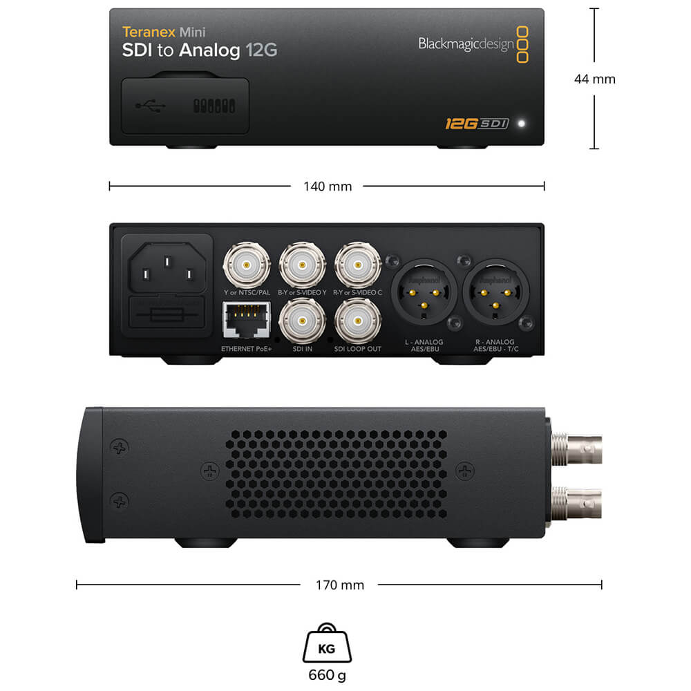 【Blackmagic Design】Teranex Mini - SDI to Analog 12G