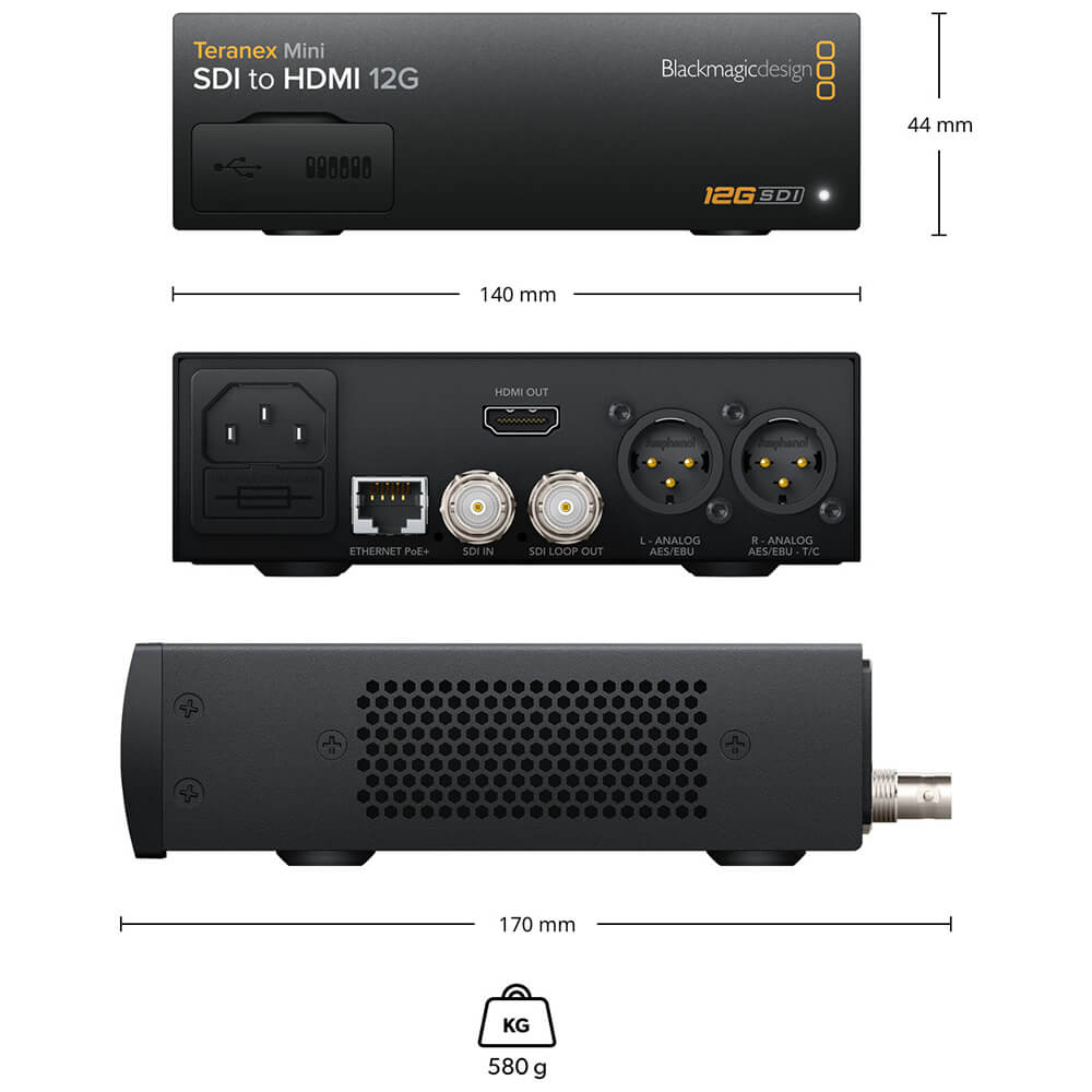 【Blackmagic Design】Teranex Mini - SDI to HDMI 12G