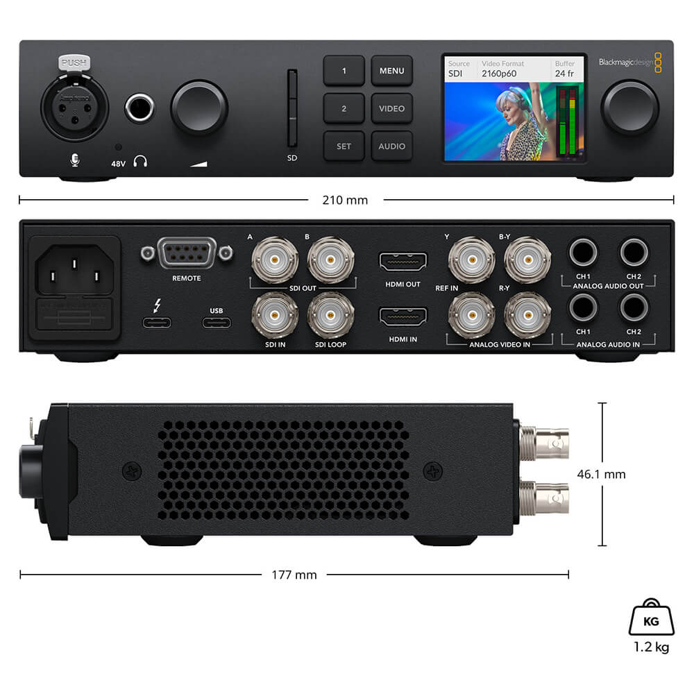 【Blackmagic Design】UltraStudio 4K Mini
