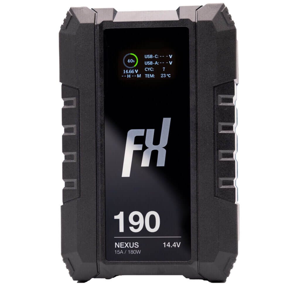 【Fxlion】NEXUS V-Mount Smart Battery 14.4V/USB-A/USB-C/D-TAP