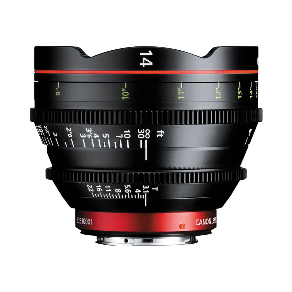 【Canon】CN-E 14mm T3.1 L F PRIME Lens