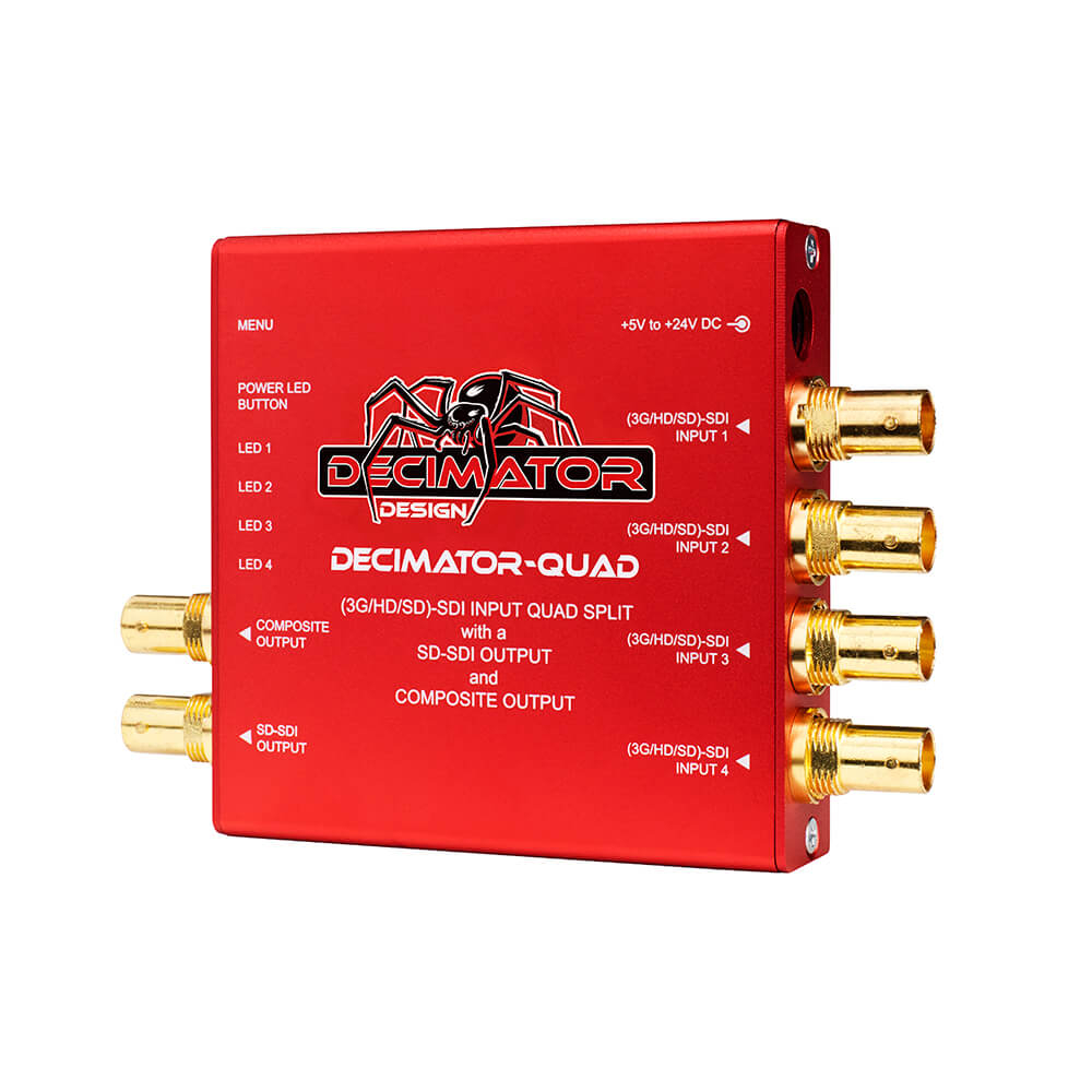 【Decimator Design】DECIMATOR-QUAD SDI Quad-Split MultiViewer