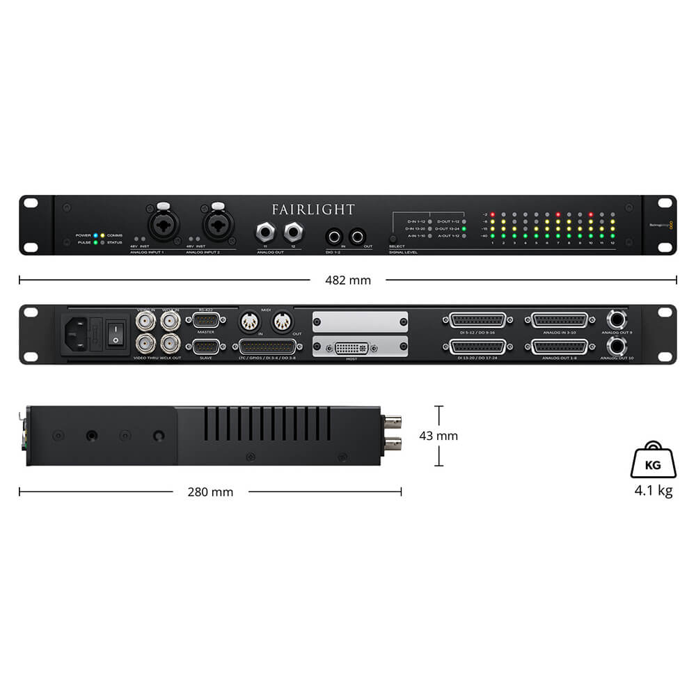 【Blackmagic Design】Fairlight Audio Interface