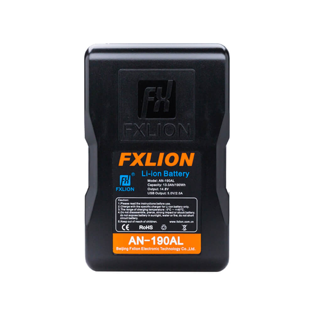 【Fxlion】AN-190AL Cool Blue Gold-Mount Battery with LCD Screen