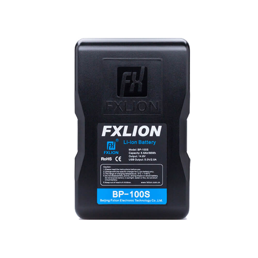 【Fxlion】BP-100S Cool Black V-Mount Battery