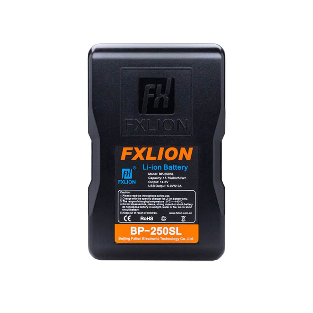【Fxlion】BP-250SL Cool Blue V-Mount Battery with LCD Screen