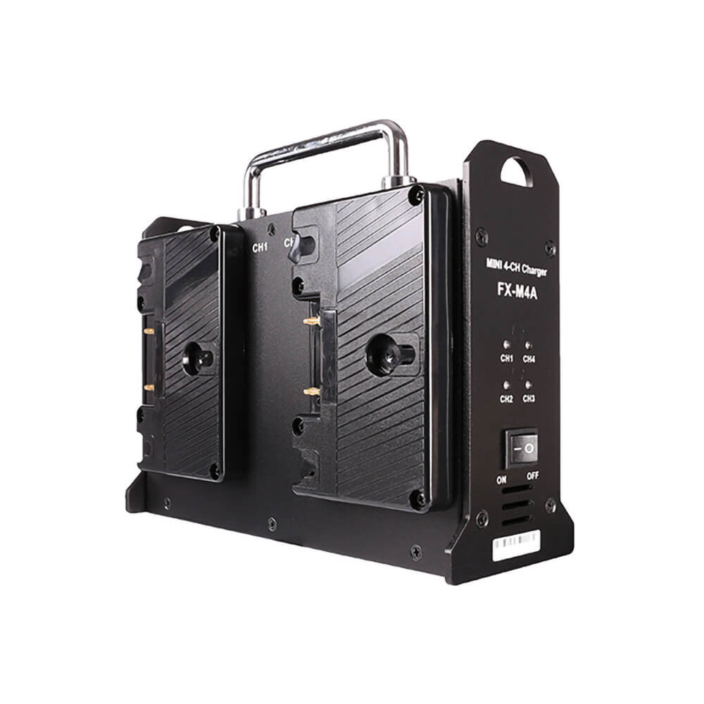 【Fxlion】FX-M4A 4-channel Gold-mount Mini Charger