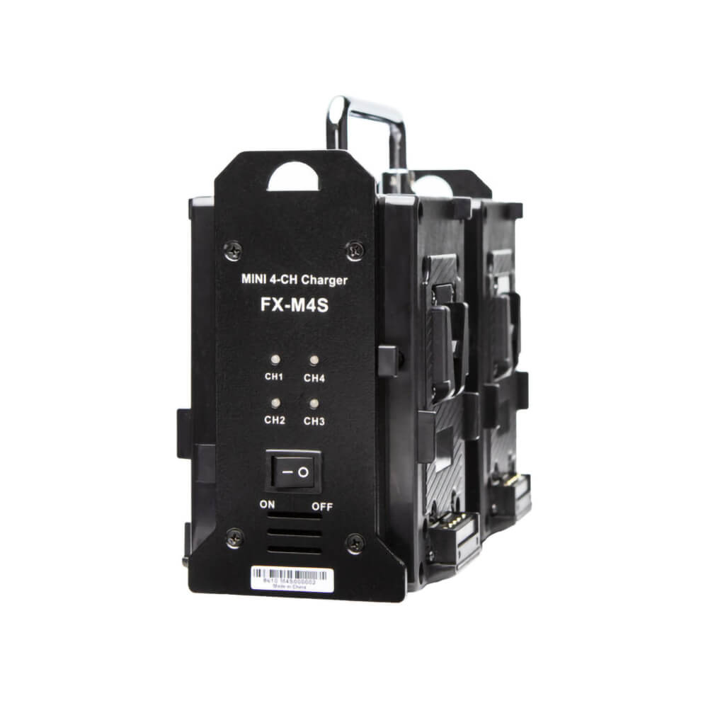 【Fxlion】FX-M4S 4-channel V-mount Mini Charger