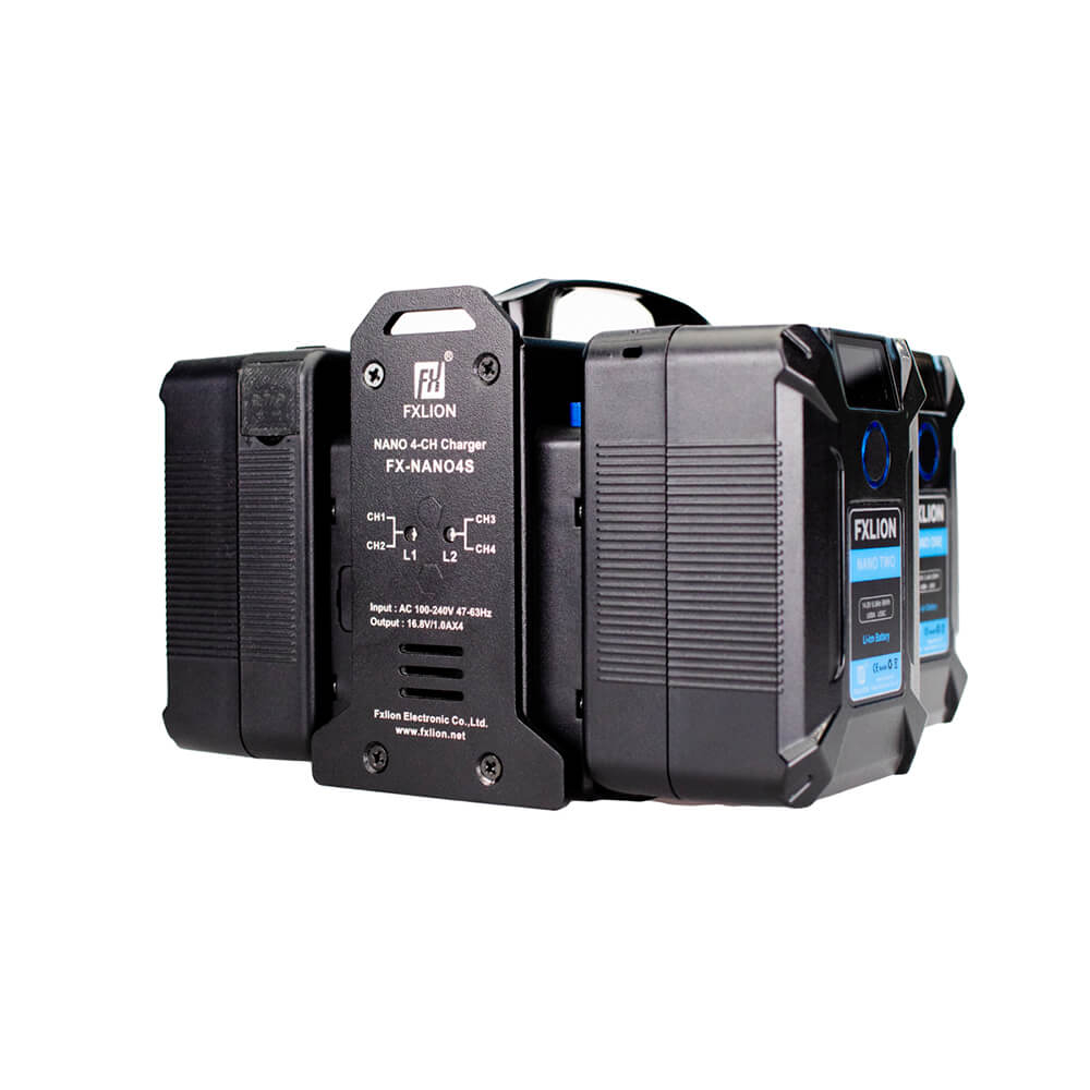 【Fxlion】FX-NANO4S NANO 4-Channel V-Mount Charger