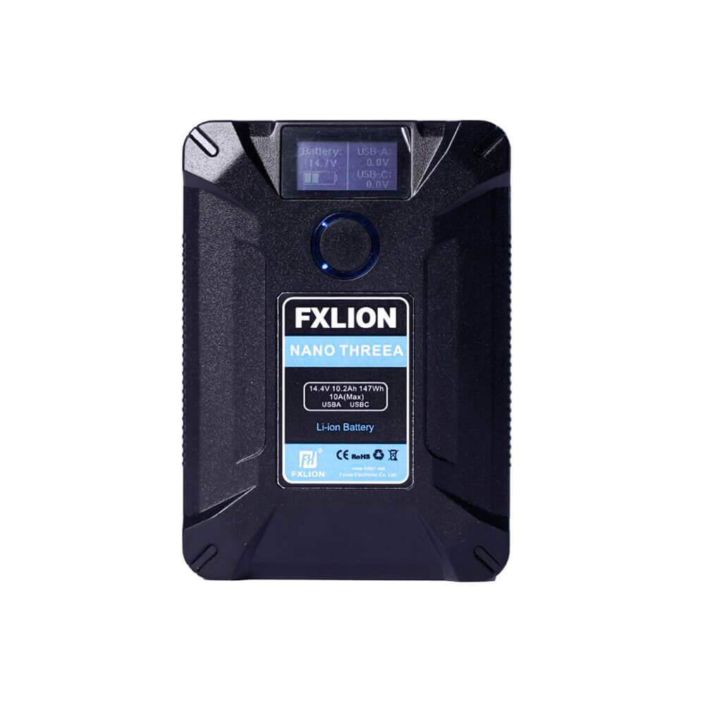 【Fxlion】NANO THREE 150Wh Gold-Mount Nano Battery with LCD Screen