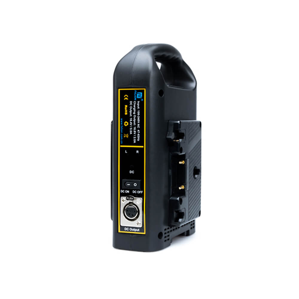 【Fxlion】PL-1680A 2-channel Gold-mount Battery Charger with DC Output