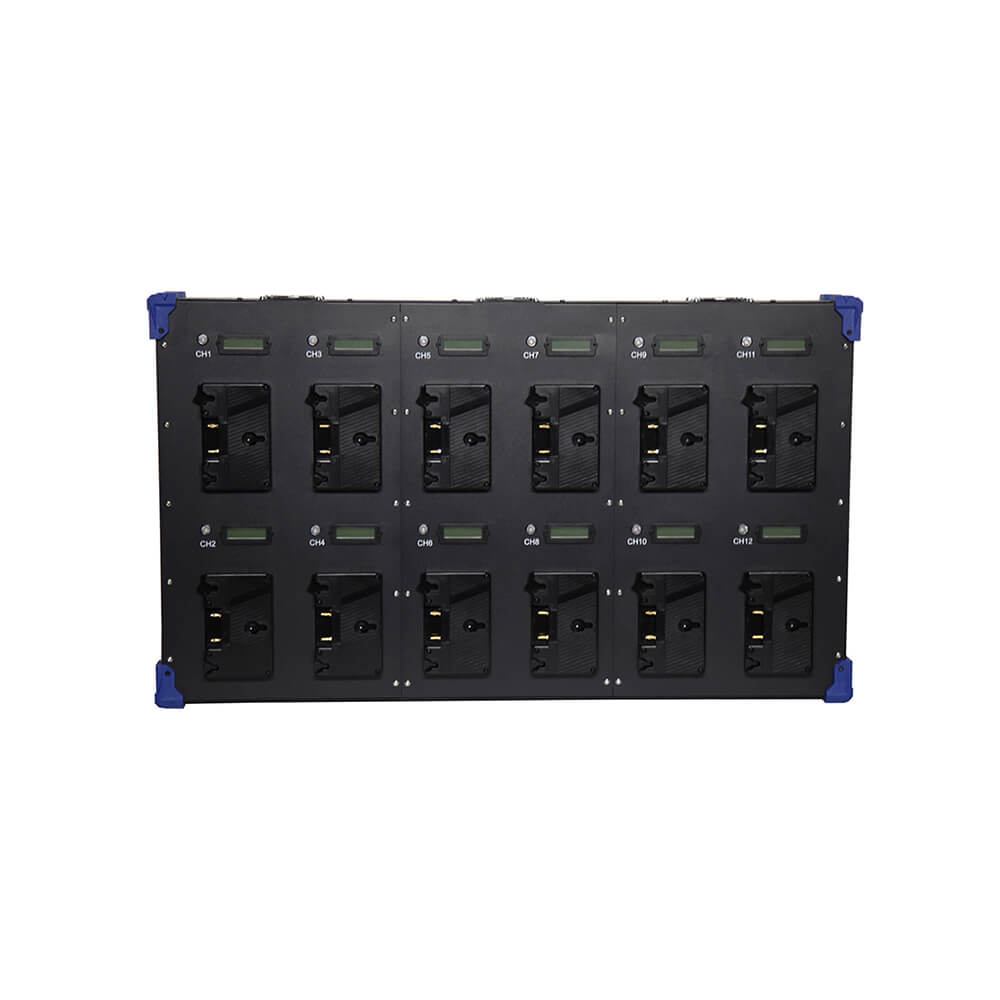 【Fxlion】PL-Q4A12 12-Channel Gold-Mount Wall Chargers