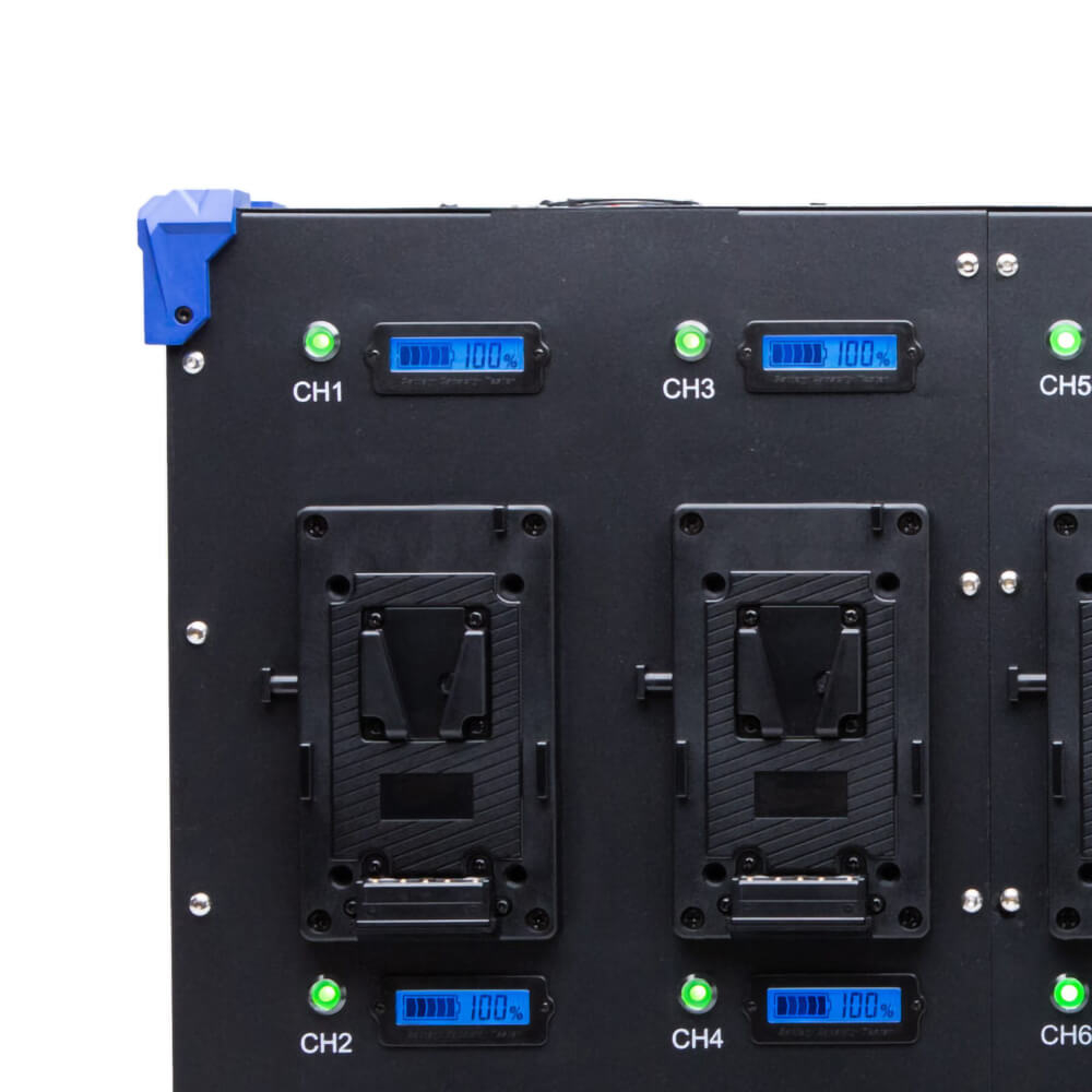 【Fxlion】PL-Q4B12 12-Channel V-Mount Wall Chargers