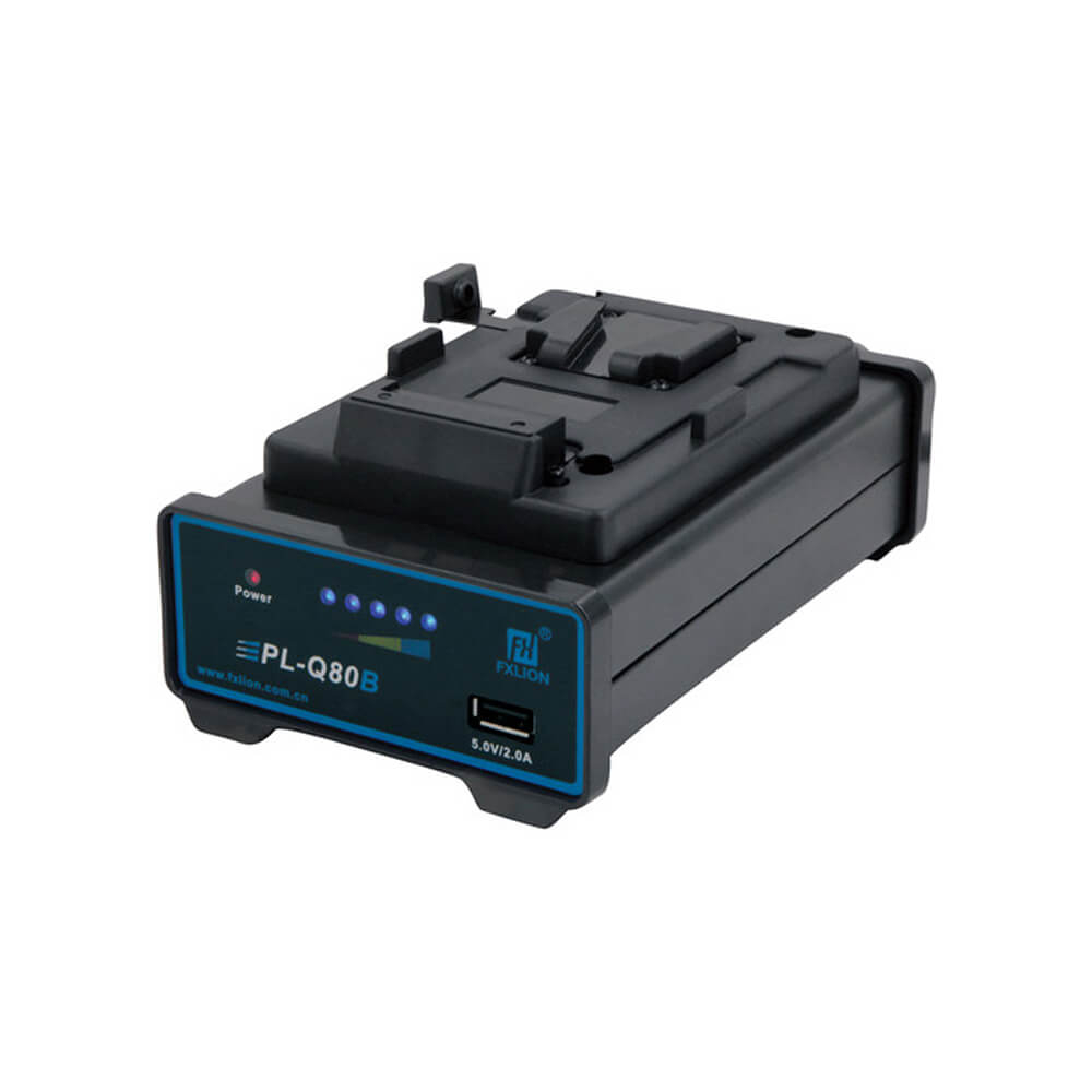【Fxlion】PL-Q80B 1-Channel V-Mount Fast Charger