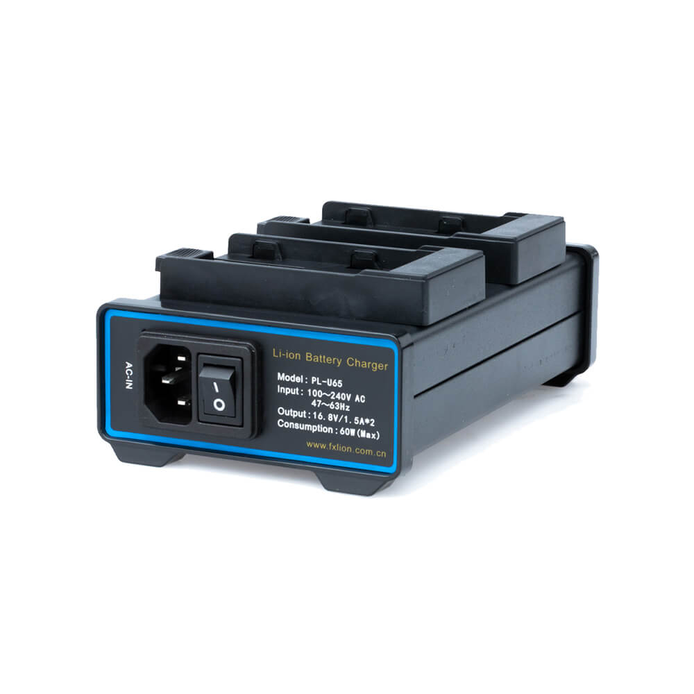 【Fxlion】PL-U65 2-Channel Battery Charger for Sony BP-U