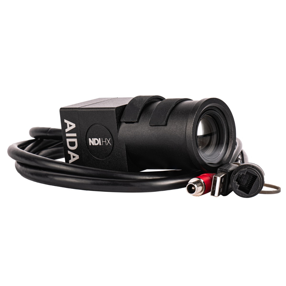 【AIDA Imaging】FHD NDI|HX/SRT/IP PoE Weatherproof IP54 POV Camera with 05-50mm Varifocal Lens
