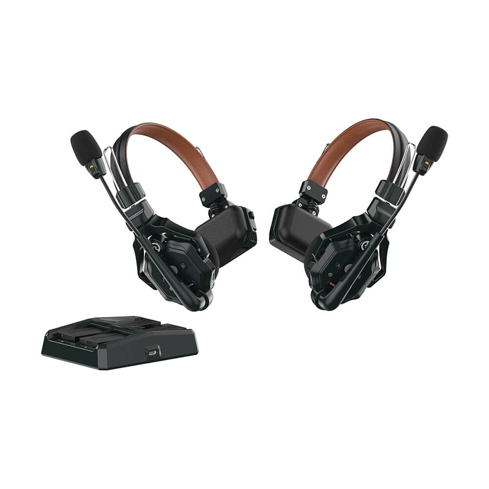 【Hollyland】Solidcom C1 Pro Full-Duplex ENC Wireless Intercom System with 2 Headsets