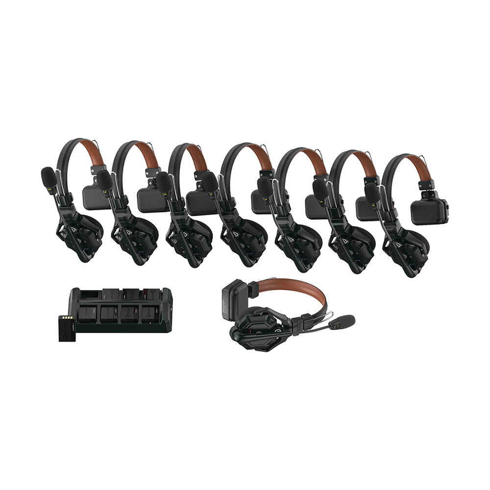【Hollyland】Solidcom C1 Pro Full-Duplex ENC Wireless Intercom System with 8 Headsets