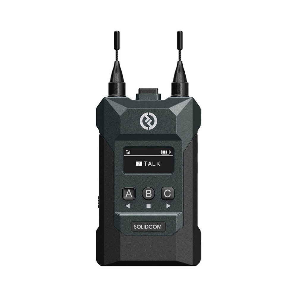 【Hollyland】Solidcom M1 Full-Duplex Wireless Intercom System with 4 Headsets
