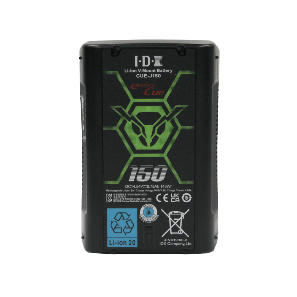【IDX】143Wh Li-Ion V-Mount Battery with D-Tap